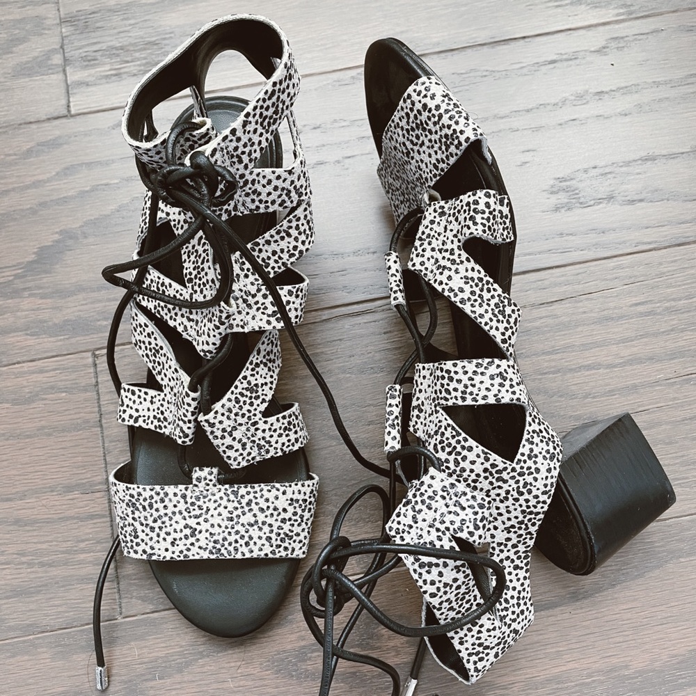 NWOT Rebecca Minkoff Printed Sandals
